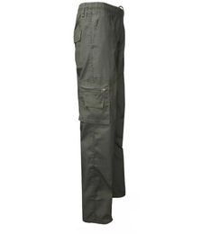 HEFLASHOR 2019 automne grande taille hommes pantalon tactique décontracté multi poche pantalon de survêtement mode taille élastique lâche Cargo Pant9242844
