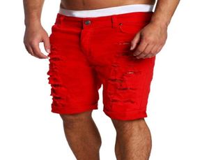 HEFLASHOR nouvel été hommes trou jean court hommes coton s'étend décontracté Denim Shorts pantalons mode vendre cowboy pantalon mâles6726499