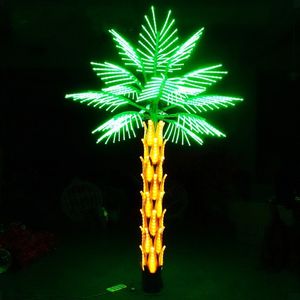 Hoogte 3 meter breed 2 meter 16 bladeren kunstplant boom licht PVC kunstmatige kokospalm licht led palm palmboom licht