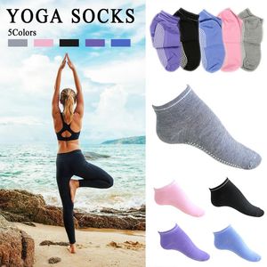 Heilsa Hot Respirant Anti-friction Yoga Chaussettes Silicone Antidérapant Pilates Barre Respirant Sport Plancher Chaussettes Avec Poignées