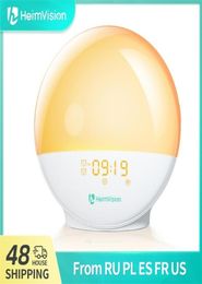 Heimvision A80S WiFi Smart Wake Up Light Workday Alarmklok met 7 kleuren Sunrisesunset Life Tuya App Works 2108042241268