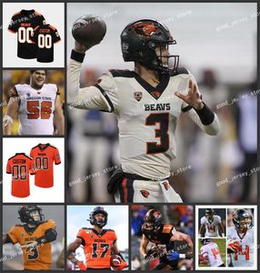 Hekker Nahshon Wright OSU voetbalshirt Sean Harlow Custom Heren Jeugd Mike Remmers Blake Brandel Steven Nelson Oregon State Beavers Jerseys