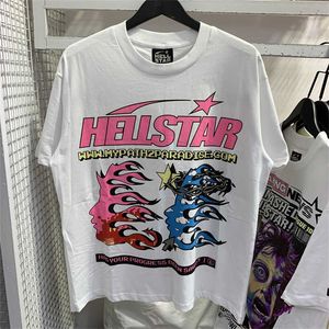 Hel Shirt Mens T-shirts courte manche tee hommes femmes de haute qualité streetwear hip hop mode t-shirt hel star hel court 38