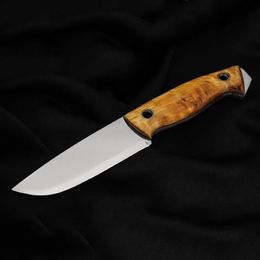 HELA LIGHTHESHE STRING FIXE COUTEAU 12C27 BLADE OLIVE WOOD HANDE TACTICAL POCKET HUNTING EDC SURVIAL TOOL COUNves A2236