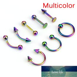 Helix Sourcils Acier Oreille Piercings Piercings Labret À Lèvres Anneaux Boucle D'oreille Tragus Barbell Bijoux De Corps