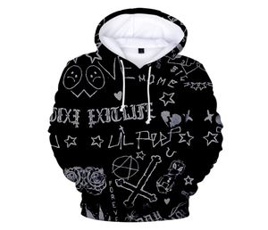 Infierno chico lil.Peep Men Mujeres con capucha Hody Masculino Femenino Otoño Invierno Dropsship Lil Peep Situtas de sudadera 3D9987652