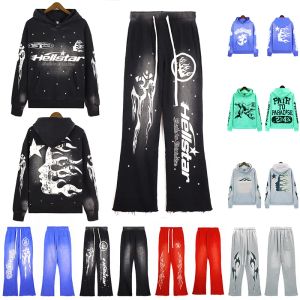 Hell Star Designer Hoodie HELLSTAR Mannen Trui Bet Grafische Print Roze Rood Capuchon hellstar Vrouwen Harajuku Gothic Tops Streetpant Vintage Hip