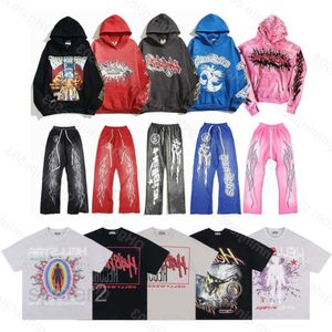 Hell Star Designer Hoodie Hellstar Pullover Bet Grafische print Roze Rood Oversized Capuchon Heren Dames Haruku Gothic Tops Streetpant Jacketsto Goedkope Mac TDOY