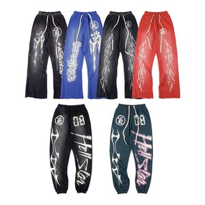 Hell star Pants Designer Broek Vintage Broek Joggers merk hellstars Broek Splash Ink High Street Hip Hop Koppels vrije tijd hellstars joggingbroek 6488