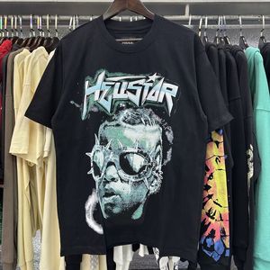 Hell Star Shirt Mens Designer Shirts Men Tees Rapper Rapper Gray Gray Heavy Craft Unisex Top Top High Street Fashion Retro Hellstar Womans T Shirt K1