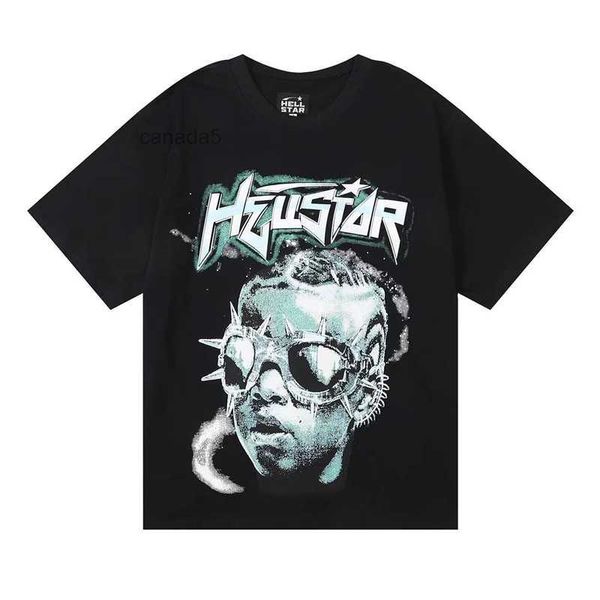Hell Star T-shirt Mens Designer Shirts For Man Summer Loisir Fashion High Quality Hop Street Brand Clothing with Letter Impring S-XL 2024S LFQN