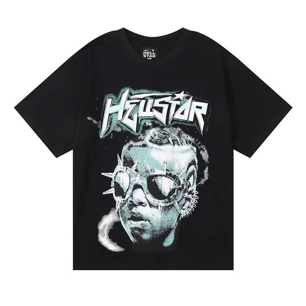 Hell Star T-shirt Mens T-shirt Designer T-shirts Shirts For Man Summer Fashion Fashion Hip Hop Street Brand Street Brand With Letter Imprimée S-XL 2024S