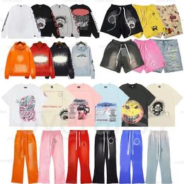 Bonjour à sweat à sweat étoile Designer hommes Tee Tee Tee Pullover Lettre imprimé à manches longues Pocket Mens Mens Womens Tops Vêtements Womens Mens Shirt Sweethirt