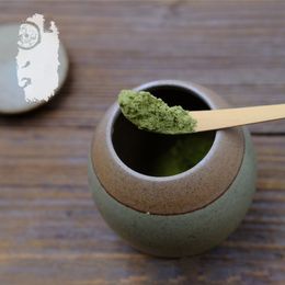 Hellyoung 17cm handgemaakte bamboe matcha thee scoop retro Japanse groene thee ceremonie matcha scoop thee sticks tool Promotie