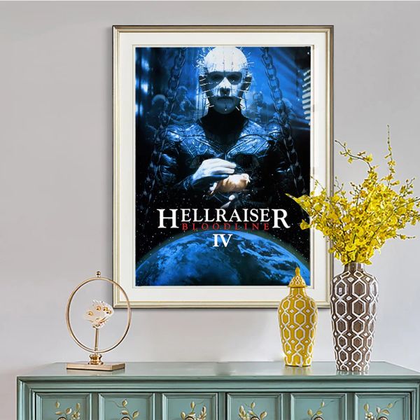 Hellraiser British Supernatural Horror Film Print Art Affiche Thriller Movie Toile Peinture Decor Stickers Wall Stickers