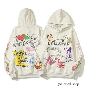 Hellstar Designer Hellstar Sweats à capuche pour hommes Sweatshirts à capuche High Street Harajuku Y2k Stranger Things perdre des pulls chauds en vrac Hip Hop 875