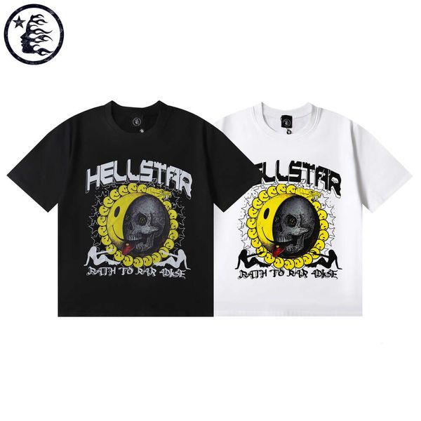 Hellstar Designer Mens T-shirts 2024 Nouveau processus d'impression Taille M L XL 2XL 3XL