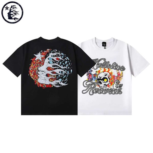 Hellstar Designer Mens T Shirts Diseñador de ropa Women Women 2024 Nuevo proceso de impresión Tamaño M L XL 2XL 3XL