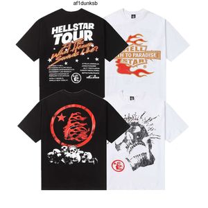 Hellstar Designer Chemises T-shirt Graphique Tee Vêtements Vêtements Hipster Vintage Tissu Lavé Rue Graffiti Lettrage Feuille Imprimer Géométrique
