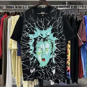 Hellstar Designer T-shirt Luxury Fashion Brand Graphic Graffiti Coton Coton Hellstar Shirt Tee Casual Womens Hellstar Mens T-shirts Clain à manches courtes 9427