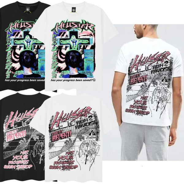 Camiseta Hellstar Hell Star Computer Computer Boys Impreso Camiseta de manga corta de algodón de alta calidad para hombres y mujeres Haikyuu