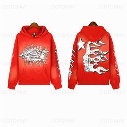 Hellstar Hoodie Heren en Dames Designer Sweatshirt met capuchon Dames Hellstars Trainingspakken Amerikaanse Casual Luidspreker Sweatshirts Broek Set Maat S-XL q8