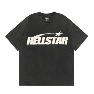 Hellstar luxe mode hommes t-shirt femmes hommes tee-shirts de luxe taille de créateur s-xxl lettre de broderie noir blanc hip hop rock sports d'été mode coton yh9