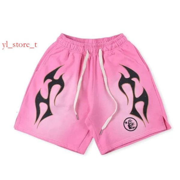 Hellstar Men Designer Shorts décontractés Basketball Basketball Running Fitnesshigh Quality Classic Alphabet Vintage Men's Shorts Hellstar Short Shortwigs 6724