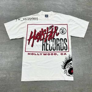 Hellstar Hommes T-shirts Designer Blanc Hellstar Chemise De Luxe Mode Records Hommes Femmes Polo Lettre Imprimé Hellstar Court Casual Top À Manches Courtes Tee 5492