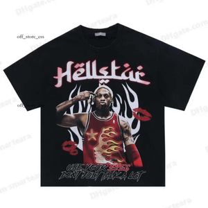 Hellstar T-shirts pour hommes T-shirts de haute qualité pour hommes T-shirts de créateurs pour hommes Vêtements d'été Mode Couples Coton Tee Casual Femmes Court 832