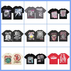 Hellstar heren t-shirts mouw tee mannen vrouwen hoogwaardige streetwear hiphop mode t-shirt hell star short beste