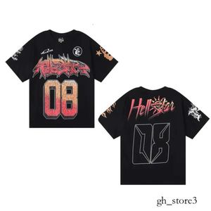 Hellstar Shirt Designer THISH TOE GRÁCTRICA TEE CROLINA DEL HELLSTAR TEE HISTER VINTAGI
