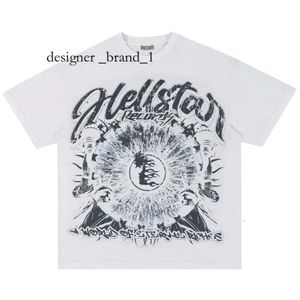 Hellstar Shirt Designer T Shirt Hellstar T Shirt Rappeur Wash Grey Heavy Craft Unisexe À Manches Courtes Top High Street Mode Rétro Femmes Hommes T-shirt Hellstar 4318