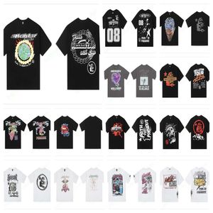 hellstar shirt designer t-shirts t-shirt grafisch t-shirt kleding kleding hipster vintage gewassen stof Straatgraffiti Belettering foliedruk Geometrisch patroon 2023 zb