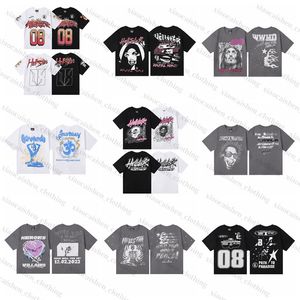 Hellstar Shirt Hellstar T-shirt Mens Womens Designer Tshirt Graphic Tee Clothing Clothing Hipster Washed Fabric Street Graffiti Lettrage Foil Print 100 Coton