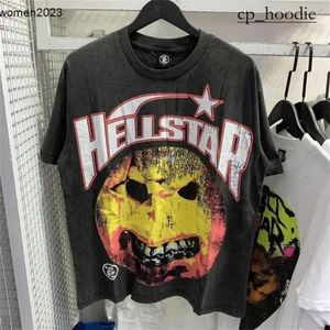 Hellstar Shirt Designer de haute qualité T-shirt Luxury Fashion Hellstar Brand Coton Tee Casual Street Womens T-shirt Loose Hellstar T-shirt Mens à manches courtes Tops 9043