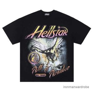 Hellstar Shirt Men Designer Shirts Shirts Short Plus Tees T Rapper Wash Gray Craft Unisex Sleeve T-shirts Tops High Street Y2K Women T-Shirt Us S-XL Hell Star 693