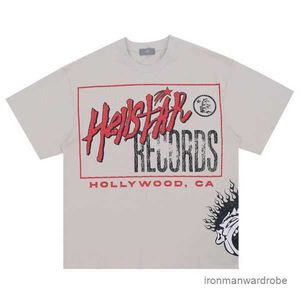 Hellstar Shirt Men Designer Shirts Short Plus Tees T Rapper Wash Grey Beave Craft Unisex manga Camisetas Tops High Street Y2K Women Camiseta US S-XL Hell Star 275