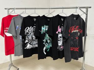 Chemise Hellstar T-shirt pour hommes Chemise de créateur Été Nouvelles chemises décontractées T-shirts de sport en vrac Coton brodé Hip Hop Style Street Shirt US S-XL