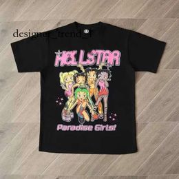 Hellstar Shirt T-shirts pour hommes Hellstar Designer T-shirt Sound Like Heaven Tee Hommes Femmes Streetwear T-shirt de haute qualité 100% T-shirt gothique décontracté à manches courtes 8393