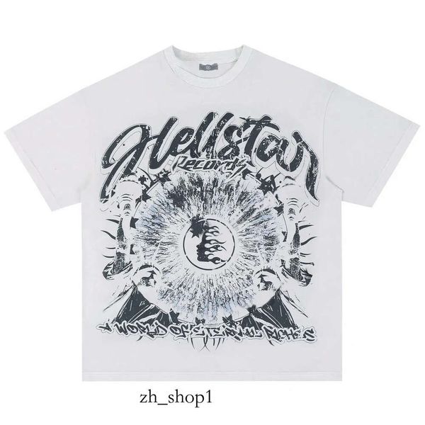 Hellstar Shirt Mens T-shirts Hi-Quality Mens T-shirt Designer Shirts for Men Clothes Summer Fashion Couples Cotton Tee Femmes décontractées Short 27