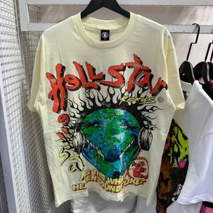 Hellstar Chemise Manches 2024 T-shirt Court Hell Star Hommes Femmes Haute Qualité Streetwear Hellstar Sweat À Capuche Hip Hop Mode T-shirt Hell Star Hellstars Court 4463