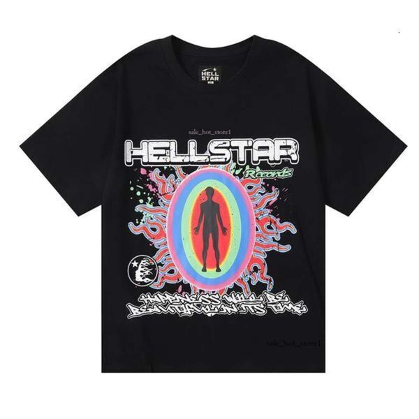 Hellstar Shirt Y2K Camisa de diseñador Camisetas para hombres 2023 Camiseta de manga corta Hombres Mujeres Ropa de calle de alta calidad Hip Hop Moda Break Planet Sudadera con capucha 398