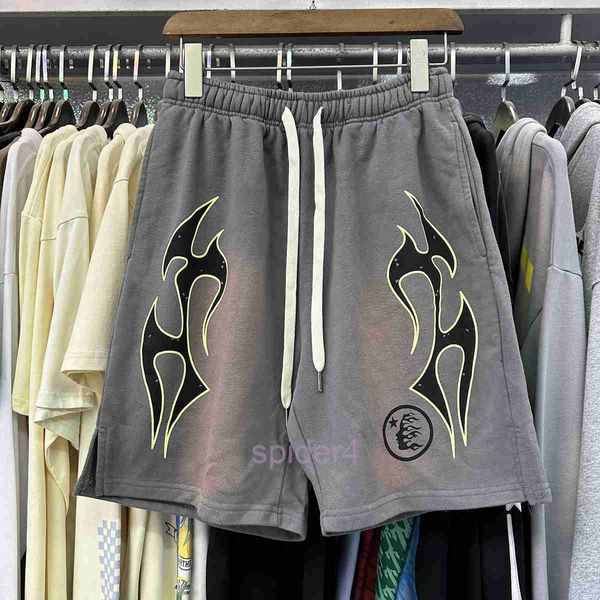 Hellstar Diseñador corto Casual Pantalones cortos para hombre Moda de verano Mujeres Clásico Malla Deportes Runnning Fitness Pantalones de baloncesto Pantalones de playa transpirables XK87