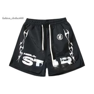 Hellstar Shorts Designer Men Solid Fow Pantal