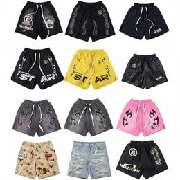 Shorts Men Shorts Designer Pantalons courts décontractés shorts de plage Basketball Running Fitness Hell Star New Style Hip Hop Fashion Casual Fashion Shorts