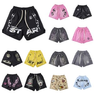 Hellstar shorts shorts de créateurs pour hommes loisirs décontractés confortables styles variés pantalons imprimés de lettres streetwear course hip hop shorts décontractés shorts respirants