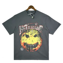 Hellstar Studios Skull Smiling Face Wash Old High Street heren- en korte mouw T-shirt