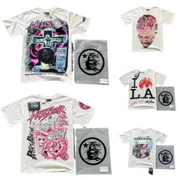 Hellstar T-shirt 2024 Designer T-shirt pour hommes et femmes Mode Hip Hop tendance enfants radio wave hommes et femmes pur coton T-shirt à manches courtes