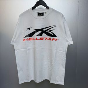 HELLSTAR T-shirt Designer T-shirts Tee Graphic Vêtements All-Match Hipster Washed Fabric Street Graffiti Lettrage Impression vintage Coloeful Loose ajusté T-shirts 36